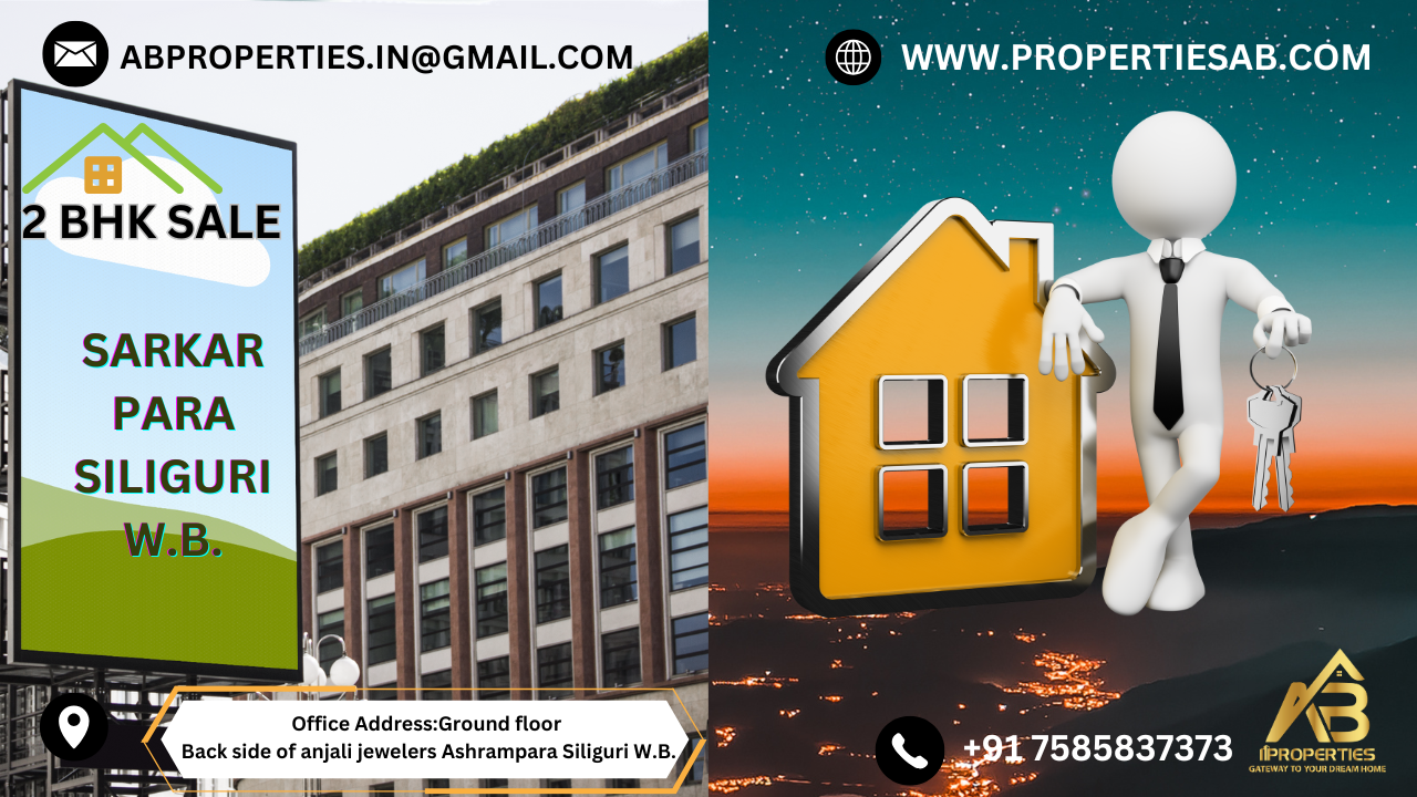 2 BHK FLAT FOR SALE AT SARKAR PARA, SILIGURI
