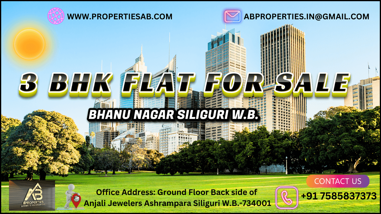 3 BHK Flat for Sale at Bhanu Nagar, Siliguri