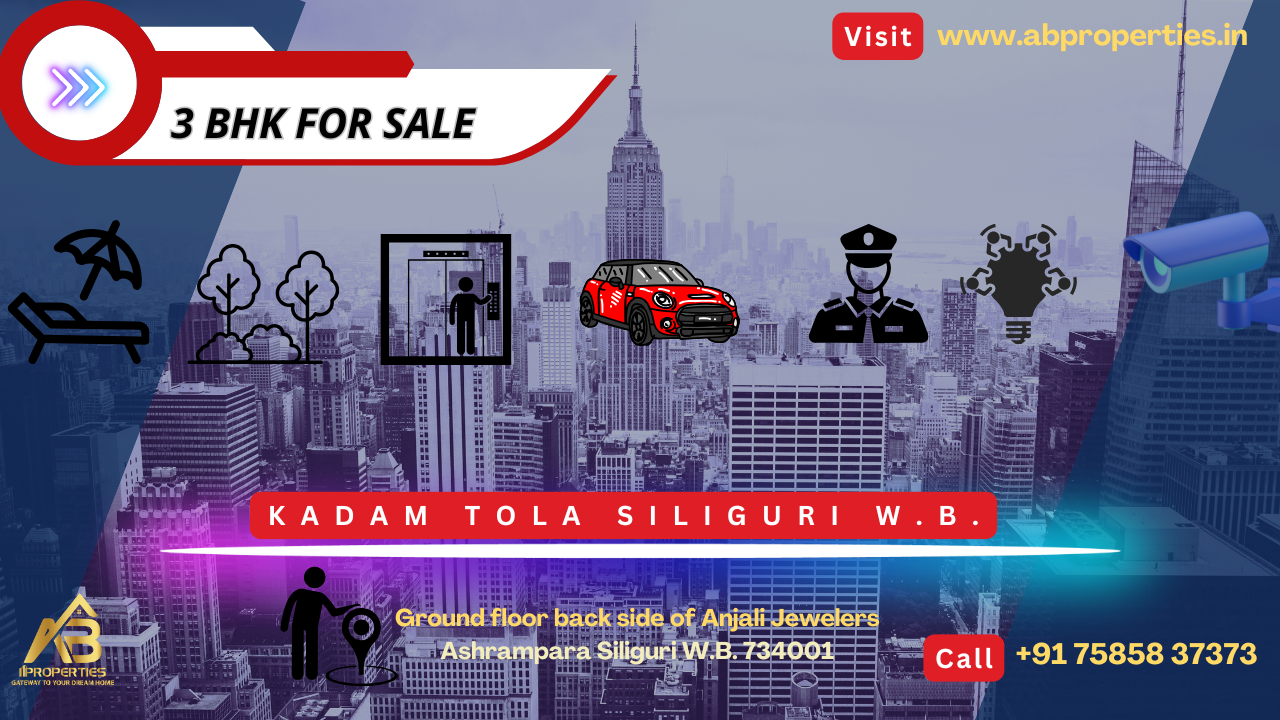 3BHK Flat for Resale at Kadamtala, Siliguri
