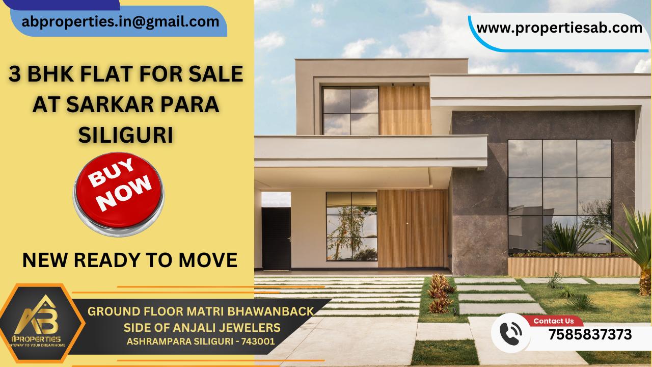 3BHK Flat for Sale at Sarkar Para, Siliguri