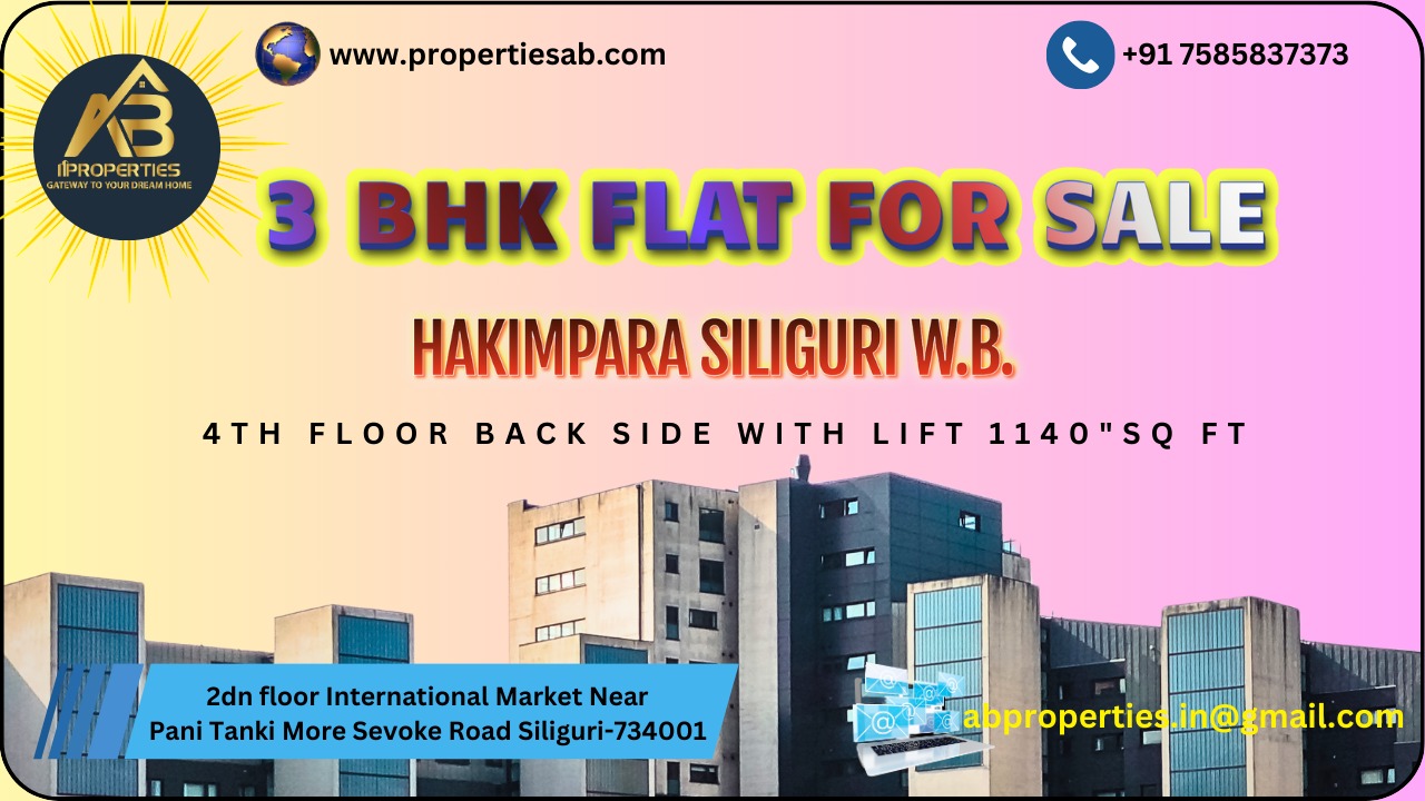 3 BHK Flat for Sale at Hakimpara, Siliguri