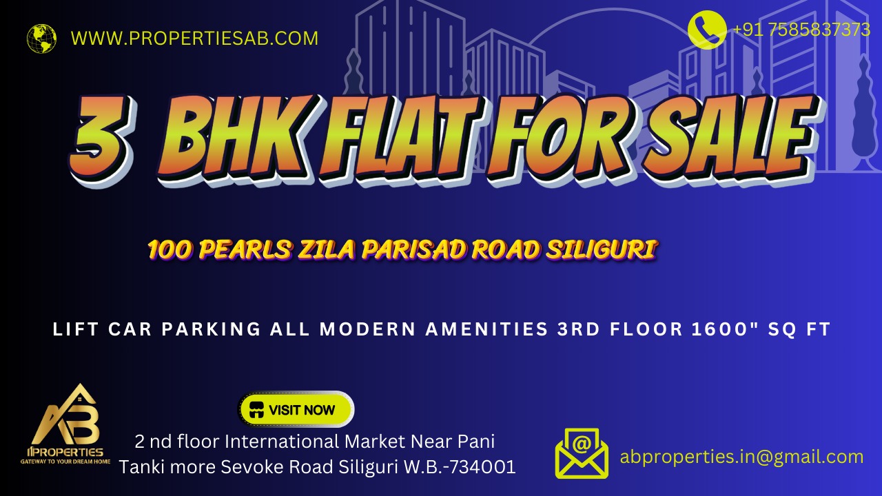 3 BHK Flat for Sale at Jyoti Nagar, Siliguri
