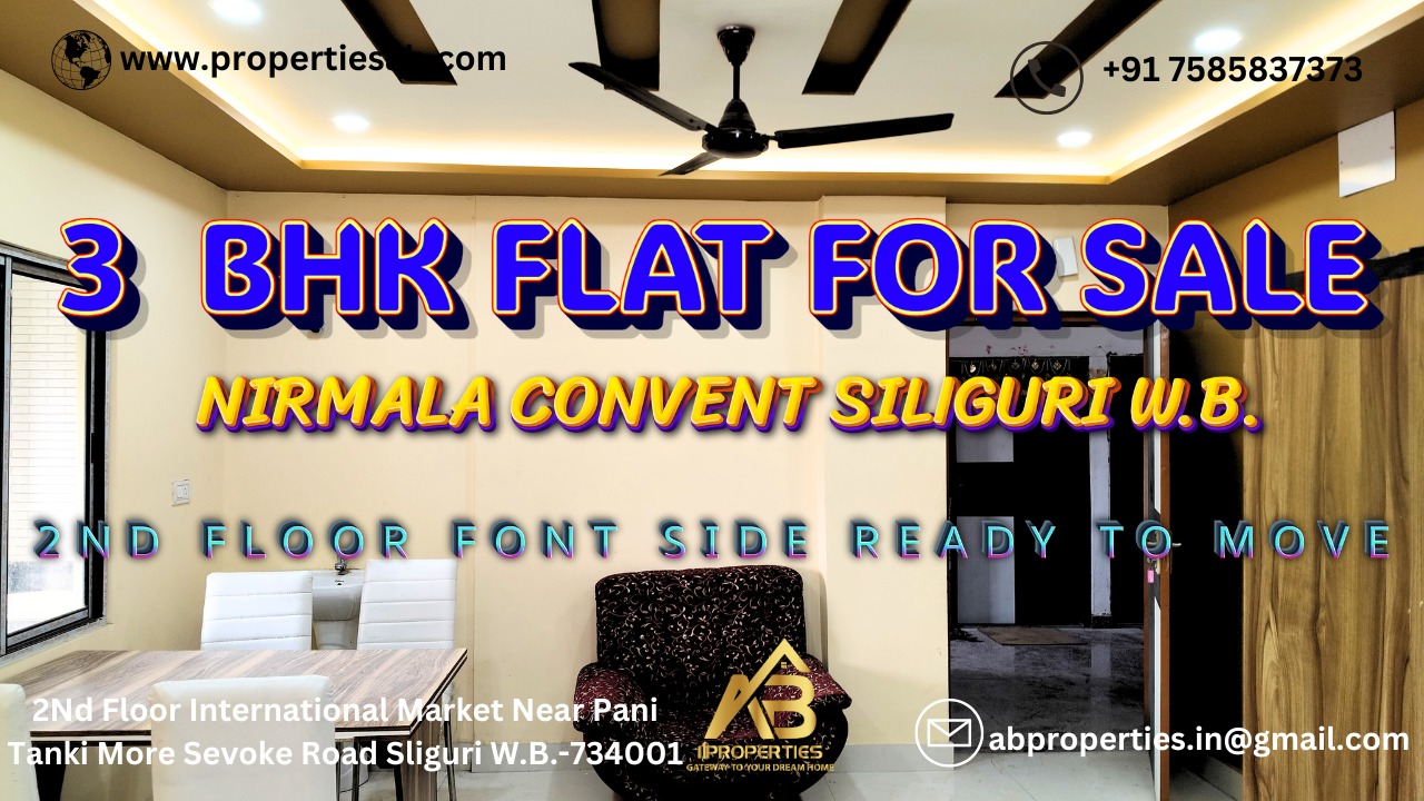 3BHK Flat for Resale Near Nirmala Convent Siliguri