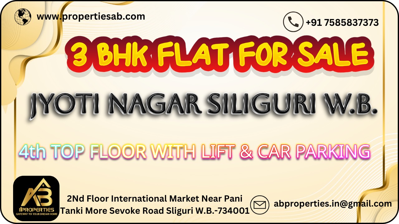 3BHK Flat for Resale at Jyotinagar, Siliguri