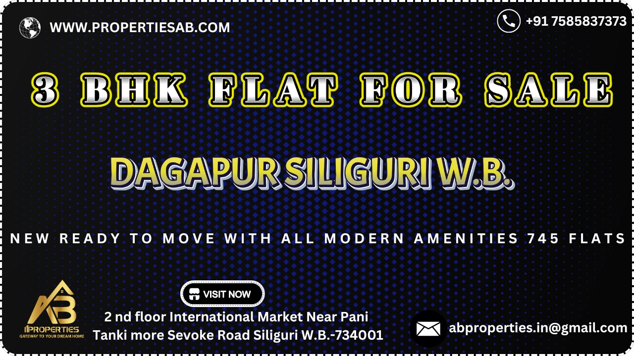 3BHK Flat for Sale at Dagapur Siliguri