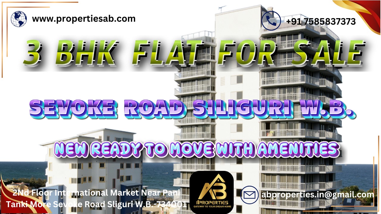 3BHK Flat for Sale in Sevoke Road, Siliguri