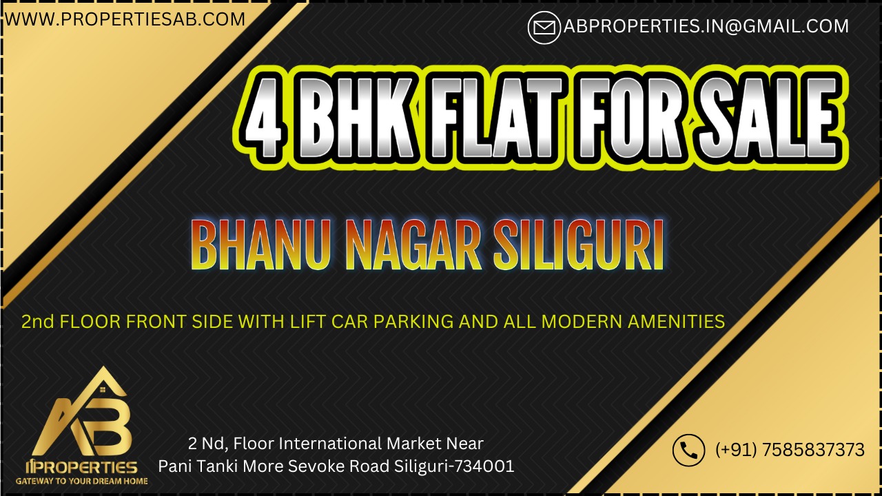 4 BHK Flat for Sale at Bhanu Nagar Siliguri