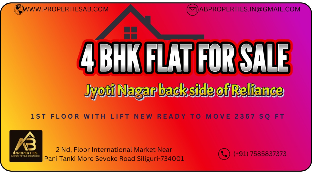 4 BHK Flat for Sale at Jotinagar Siliguri