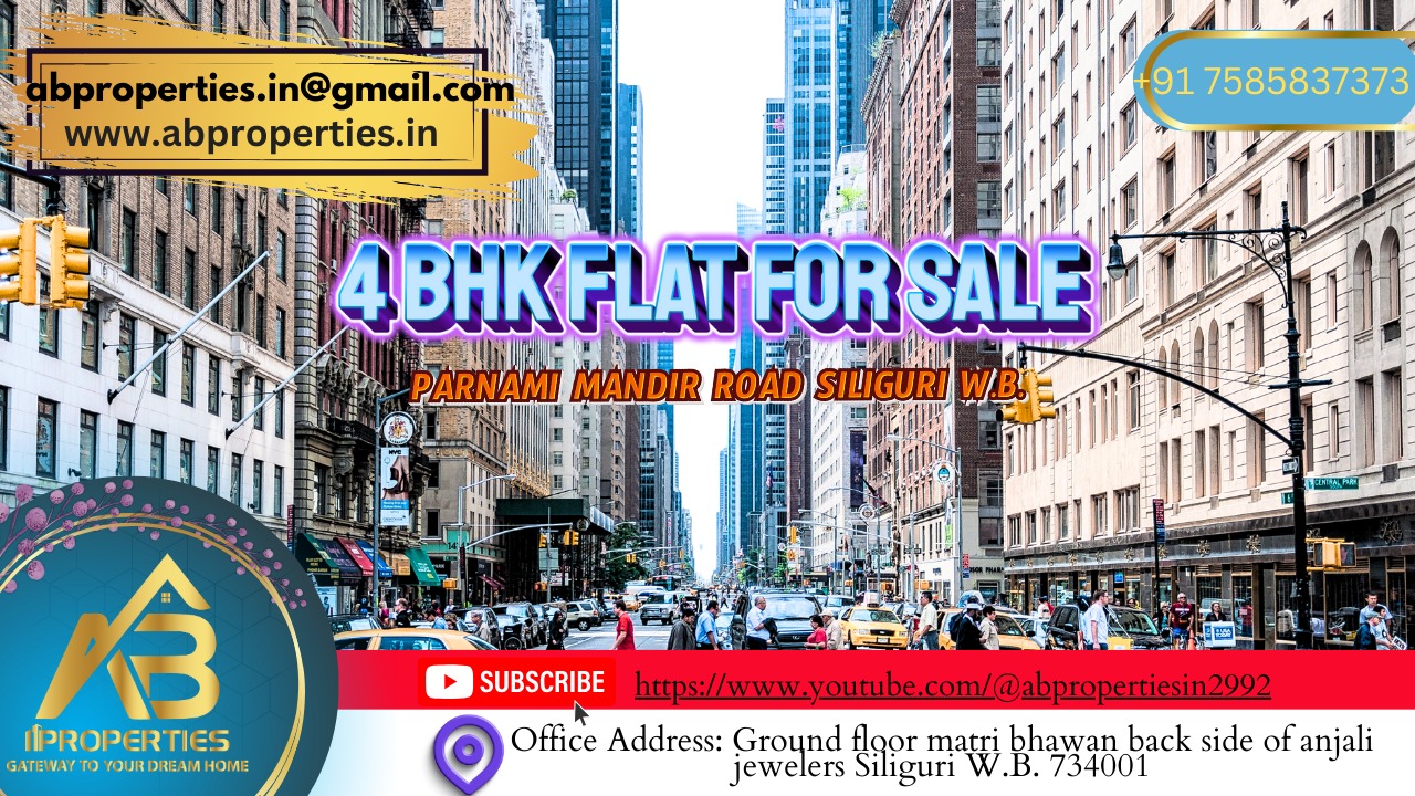 4BHK Flat for Sale at Pranami Mandir Road, Siliguri