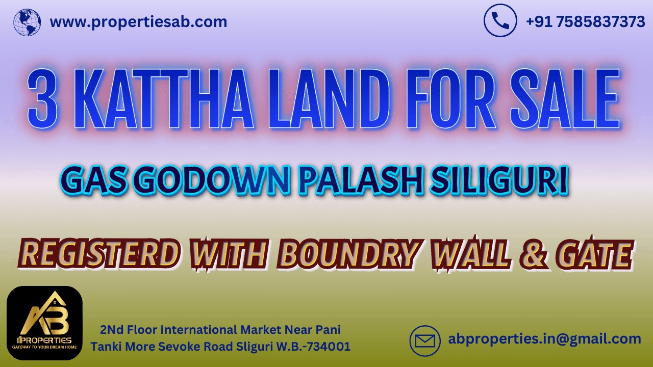 Prime Land for Sale at Utthar Palash, Siliguri