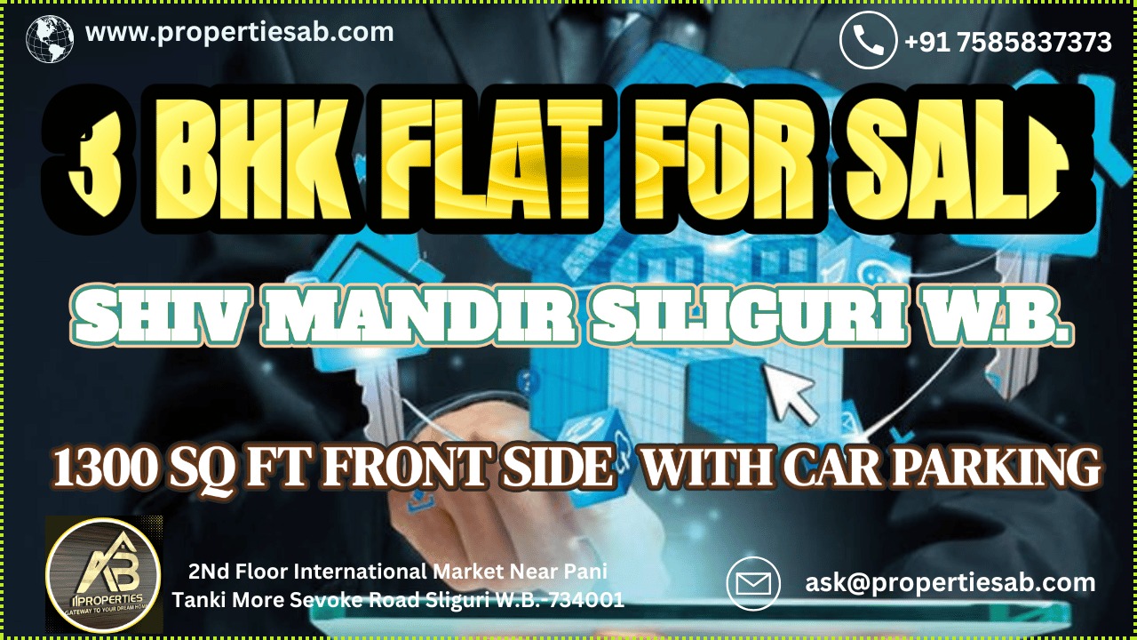 3 BHK Flat for Sale in Shiv Mandir Siliguri