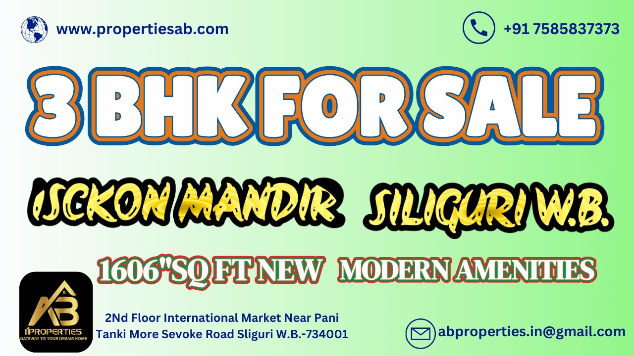 3 BHK Flat in ISKCON Mandir, Siliguri