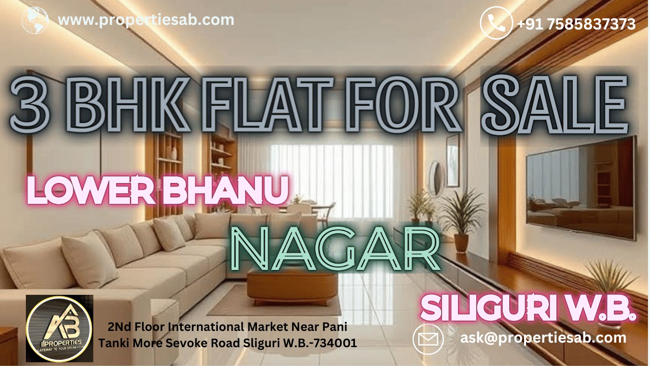 3 BHK Flat in Lower Bhanu Nagar Siliguri for Sale