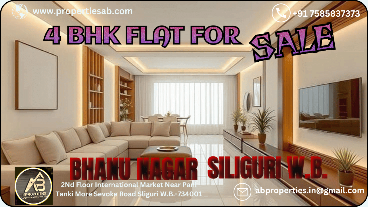 4 BHK Flat for Sale in Lower Bhanu Nagar Siliguri