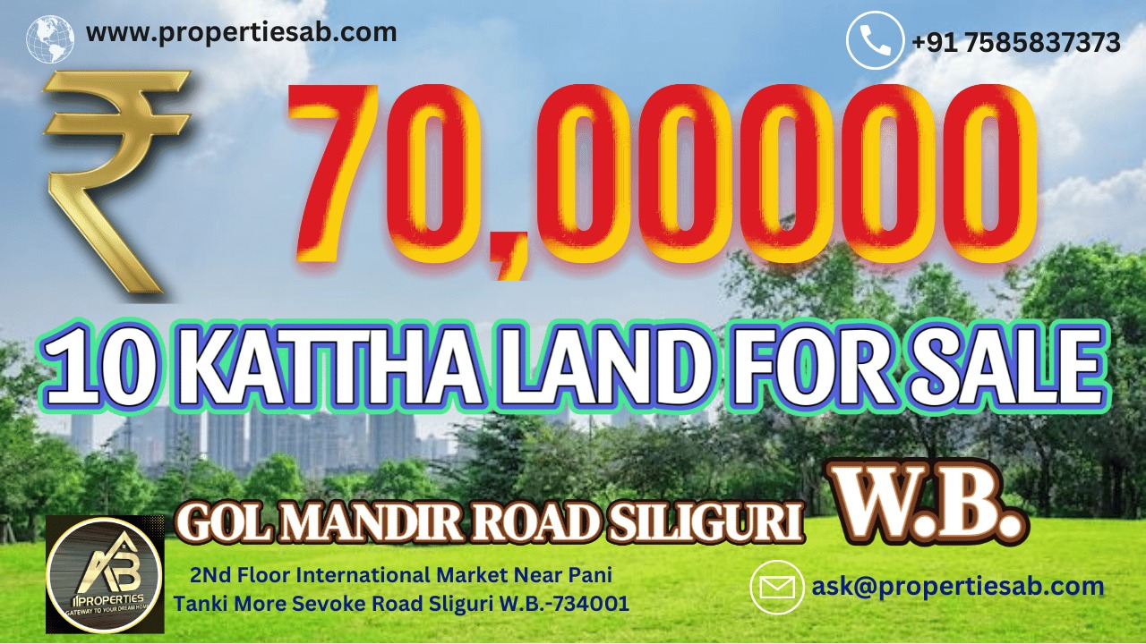 Land for Sale in Gol Mandir Road Siliguri