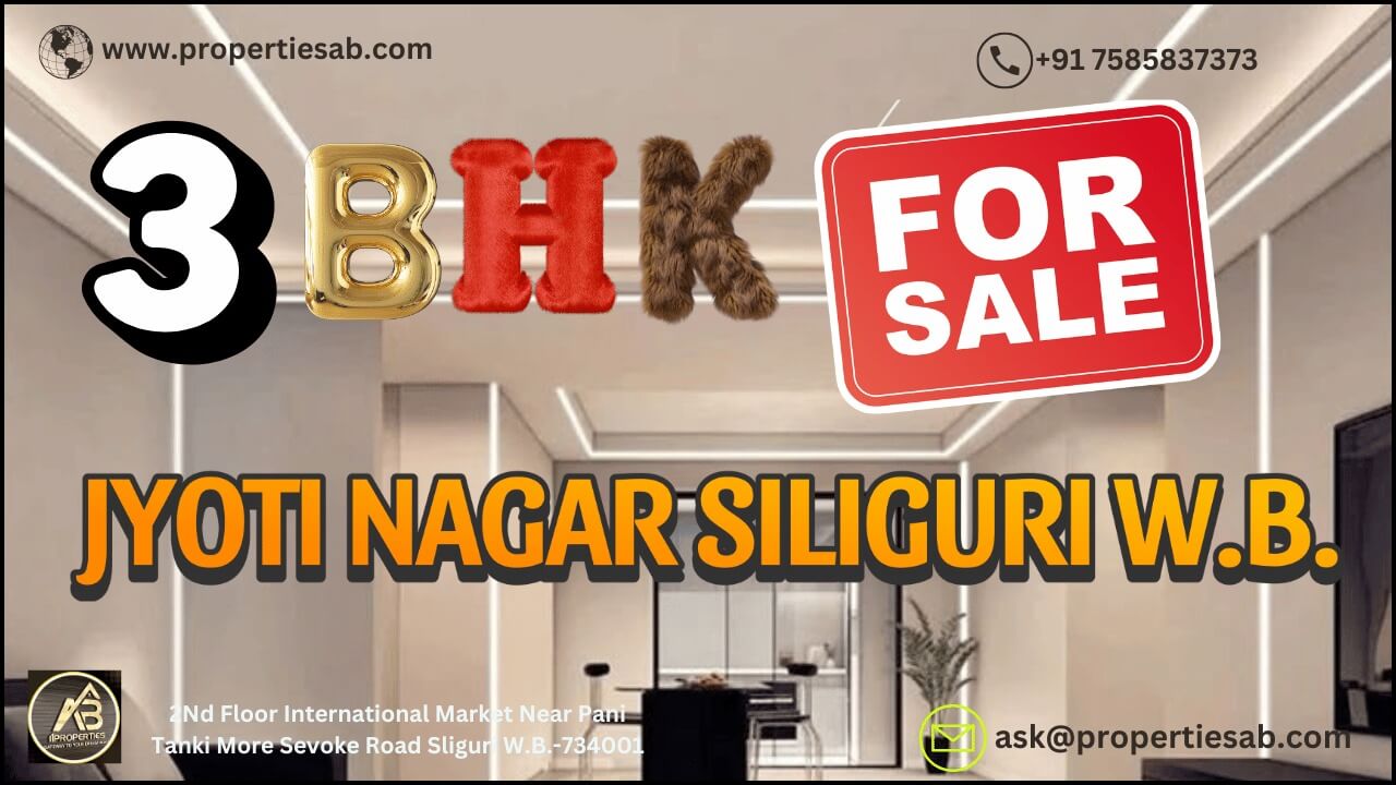 Large 3 BHK Flat for sale at Jyoti Nagar Siliguri