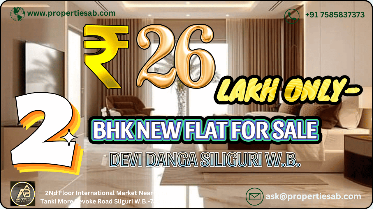 2 BHK flat for sale at Devi Danga Siliguri