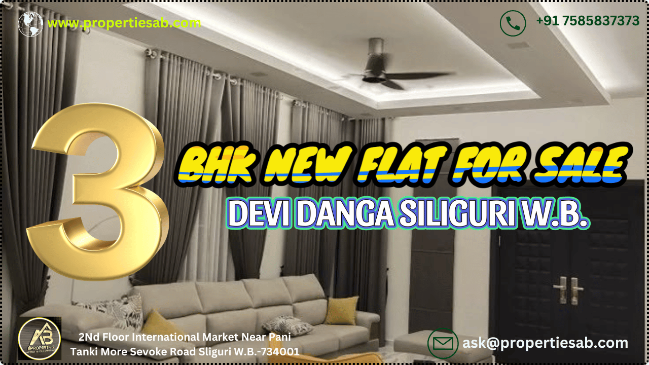 3 BHK flat for sale at Devi Danga Siliguri