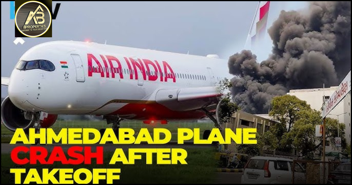 Gujarat Plane Crash Near Ahmedabad Airport 