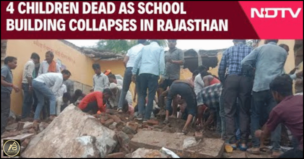 Piplodi School Building Collapse in Rajasthan