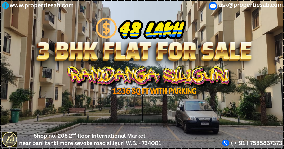 3 BHK Flat for Sale in Ranidanga Siliguri