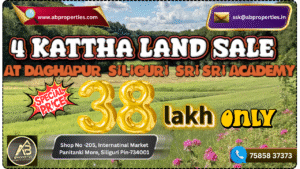 4 Kattha Land Sale at Daghapur Siliguri near Sri Sri Academy – A Perfect Investment Opportunity