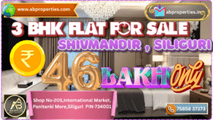  3 BHK Flat for Sale in Shivmandir, Siliguri at Just ₹46 Lakh!