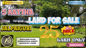 5 kattha plot of land for sale at Jalpaiguri