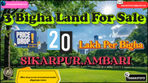 3 Bigha Land for Sale in Sikarpur, Ambari – Best Investment Opportunity Near Siliguri
