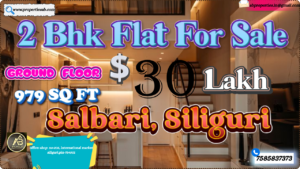 2 BHK Flat for Sale in Salbari, Siliguri – Ground Floor | 979 Sq Ft | ₹30 Lakh