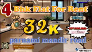 4 BHK Flat for Rent in Parnami Mandir Road – 2000 Sq Ft Spacious Home in Siliguri