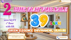 2 BHK Flat for Sale in Shivmandir Siliguri | Affordable Home at Green Elegance