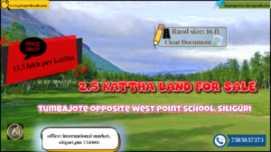 2.5 Katha Land For Sale in Tumbajote, Siliguri – Perfect Investment Option!