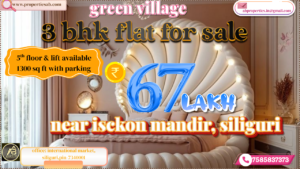3 Bedroom House for Sale Near ISKCON Temple, Siliguri | Residential in Green Village
