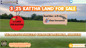 3.25 Kattha Land Available for Sale at Siliguri – Best Real Estate Investment Around Santiniketan Complex Medical