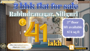 For Sale: 2 BHK Flat in Rabindranagar, Siliguri – The Perfect Budget-Friendly Property