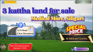Land for Sale: 3 Kattha – Medical More, Siliguri – At Most Competitive Price
