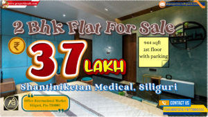 2 BHK Apartment on Sale in Shantiniketan Medical, Siliguri – Ideal Property at ₹37 Lakh
