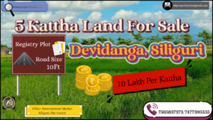 5 Kattha Land for Sale in Devidanga Siliguri – Registry Plot at ₹10 Lakh Per Kattha