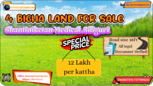 4 Bigha Land for Sale near Shantiniketan Medical, Siliguri | Ideal Investment Property