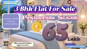 Sale of 3 BHK Flat in Punjabi Para, Siliguri - Luxurious 1450 Sq. Ft. Flat Available at Only ₹65 Lakh