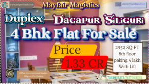 Luxury 4 BHK Duplex Flat for Sale in Mayfair Magistics, Dagapur, Siliguri – Prestigious 2952 Sq Ft Flat