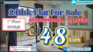 2 BHK Flat for Sale in Ashrampara, Siliguri – 870 Sqft First Floor Property Available for Just ₹48 Lakh