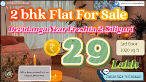 Flat for Sale in Devidanga Near Freshia 2, Siliguri - 1020 Sq Ft Flat for Sale at ₹29 Lakh Only